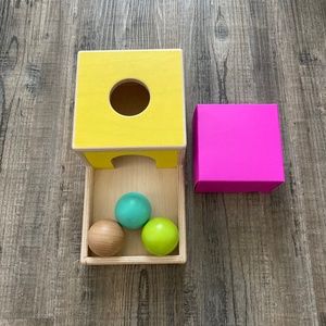 Lovevery Ball Drop Box and Wooden Balls